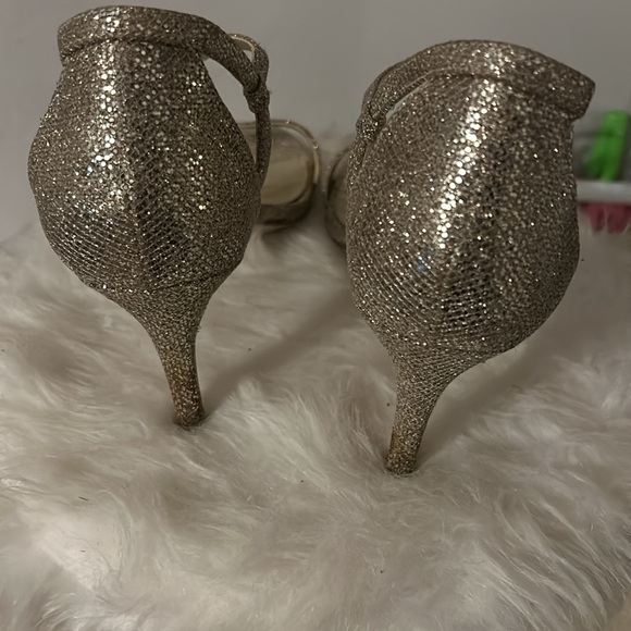 Michael Kors Gold Evening Sandal with Heel - Picture 3 of 7